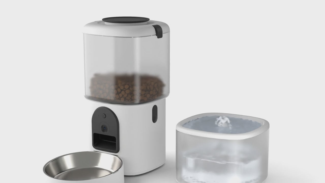 Comedor Inteligente + Fuente de Agua (Sin camara HD)